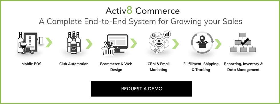 activ8 POS request a demo - 5 Tips to Switch from Tasting Room Visits to Virtual Tastings, Curbside Pickups, Wine Deliveries, and Online Sales